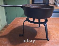 Antique Cast Iron Dutch Oven Roaster GT Glascock & Son Footed With Stand No Lid