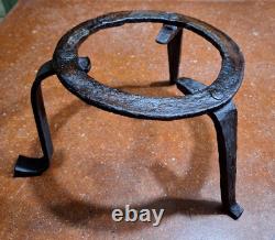 Antique Cast Iron Dutch Oven Roaster GT Glascock & Son Footed With Stand No Lid