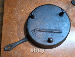 Antique Cast Iron Dutch Oven Roaster GT Glascock & Son Footed With Stand No Lid