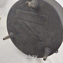 Antique Fair Day & DeKlyne Cast Iron Footed Dutch Oven Skillet RARE