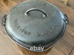 Antique Griswold Tite Top Dutch Oven With LID No. 10