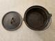Antique No 10 Cast Iron Gate Mark Pot With Lid Dutch Oven