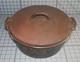 Antique Rare Early Wagner Arc Logo #10 Dutch Oven Withlid Heat Ring Sits Flat 1891