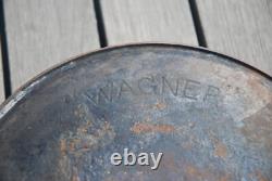 Antique RARE EARLY Wagner Arc Logo #10 Dutch Oven withLid Heat Ring Sits Flat 1891