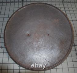 Antique RARE EARLY Wagner Arc Logo #10 Dutch Oven withLid Heat Ring Sits Flat 1891