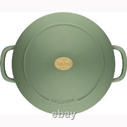 BALLARINI Bellamonte Cast Iron 7.6-qt Round Dutch Oven Saggio Green