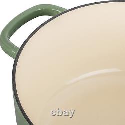 BALLARINI Bellamonte Cast Iron 7.6-qt Round Dutch Oven Saggio Green