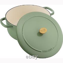 BALLARINI Bellamonte Cast Iron 7.6-qt Round Dutch Oven Saggio Green