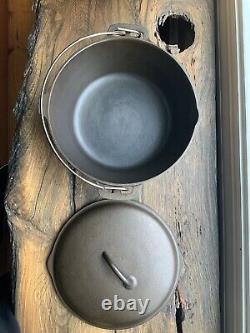 BSR Birmingham Stove & Range Century Series #7 Cast Iron Dutch Oven, Restored