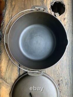 BSR Birmingham Stove & Range Century Series #7 Cast Iron Dutch Oven, Restored