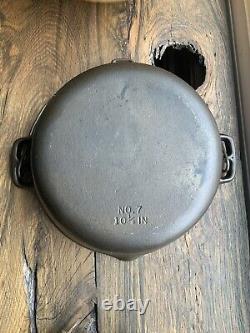 BSR Birmingham Stove & Range Century Series #7 Cast Iron Dutch Oven, Restored
