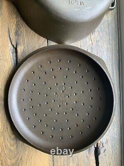 BSR Birmingham Stove & Range Century Series #7 Cast Iron Dutch Oven, Restored