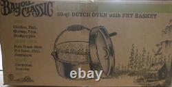 Bayou Classic 7420 20 Qt Cast Iron Dutch Oven Pot Lid With