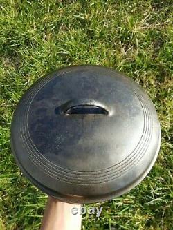 Beautiful Old WAGNER Cast Iron Dutch Oven Lid No. 10 Antique Wagner Cast Iron