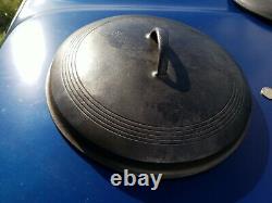 Beautiful Old WAGNER Cast Iron Dutch Oven Lid No. 10 Antique Wagner Cast Iron