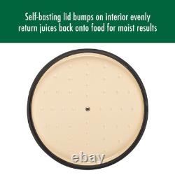 Bellamonte Cast Iron Dutch Oven with Lid 4.25-qt, Serves 4-4, Crema White
