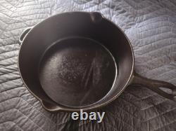 Blankenship Cast Iron Pot Pan Skillet Combo Cooker / Dutch Oven with lid