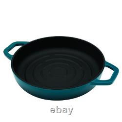 Bread Oven Cast Iron Bread Dutch Oven with Cloche Lid for Bread Baking Darkcy