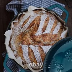 Bread Oven Cast Iron Bread Dutch Oven with Cloche Lid for Bread Baking Darkcy