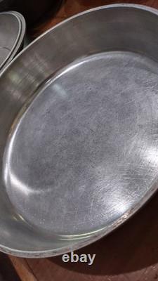 CLUB ALUMINUM COOKWARE 10 PC. SET OF POTS PANS DUTCH OVEN WithLIDS BROWN