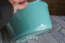 CLUB ALUMINUM Cookware 6 Quart Oval Stock Pot Dutch Oven with Lid Turquoise CLEAN