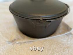 Cajun Classic Mamou LA Cast Iron Dutch Oven & Lid 16 QT Restored Seasoned HUGE