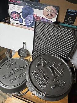 Camp Chef 200 Year Commemorative Cast Iron 5 Peice Set