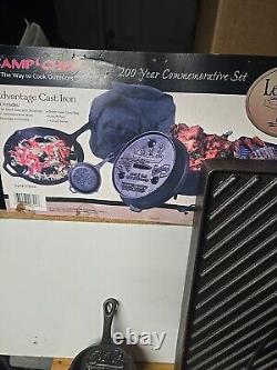 Camp Chef 200 Year Commemorative Cast Iron 5 Peice Set