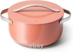 Caraway 6.5 Qt Ceramic Nonstick Dutch Oven Pot Lid Perracotta