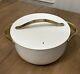 Caraway Dutch Oven Ceramic Non-stick 6.5 Qt Iconic Series White & Gold Withlid-htf