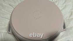Cast Iron 4 qt Round Dutch Oven Pink Peony