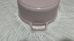 Cast Iron 4 qt Round Dutch Oven Pink Peony