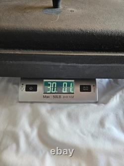 Cast Iron Dutch Oven Camp Roaster Griddle with Lid 20x17 30 Lbs
