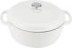 Cast Iron Dutch Oven Pot With Lid, Enameled, Round, Dual Handles, Heavy-duty, La
