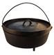 Cast Iron Dutch Oven With Lid & Handle Size 14 For Camping Or Cooking