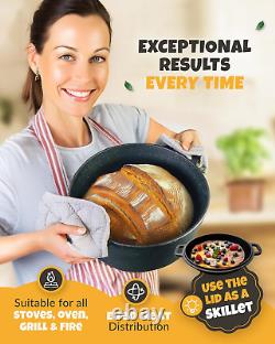 Cast Iron Dutch Oven for Bread Baking Incl. Sourdough Bread Baking Supplies li