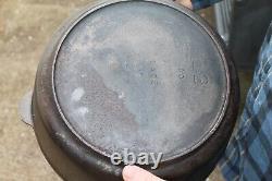 Cast Iron Dutch Oven withNo Drip Lid No. 12 USA Made