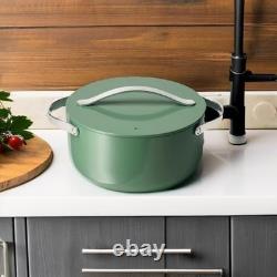 Ceramic Dutch Oven Pot with Lid (6.5 qt, 10.5) Non Toxic, PTFE & PFOA Free