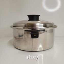 Chef's Ware By Townecraft 5 Qt Stockpot Surgical T304 Stainless Dutch Oven WithLid