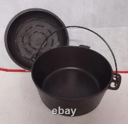 Chicago Hardware Cast Iron Dutch Oven With Lid Clean Seasoned