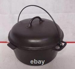 Chicago Hardware Cast Iron Dutch Oven With Lid Clean Seasoned