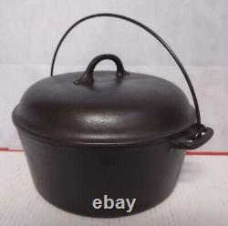 Chicago Hardware Cast Iron Dutch Oven With Lid Clean Seasoned