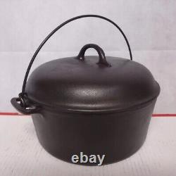 Chicago Hardware Cast Iron Dutch Oven With Lid Clean Seasoned