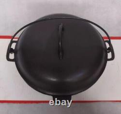 Chicago Hardware Cast Iron Dutch Oven With Lid Clean Seasoned