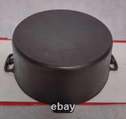 Chicago Hardware Cast Iron Dutch Oven With Lid Clean Seasoned