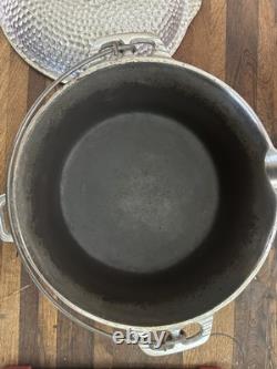 Chicago Hardware Foundry CHF Cast Iron Hammered Plated Dutch Oven With Lid