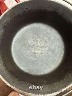 Chicago Hardware Foundry CHF Cast Iron Hammered Plated Dutch Oven With Lid