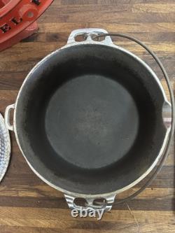 Chicago Hardware Foundry CHF Cast Iron Hammered Plated Dutch Oven With Lid