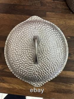 Chicago Hardware Foundry CHF Cast Iron Hammered Plated Dutch Oven With Lid
