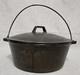 Classic Cast Iron Dutch Oven Pot With Drip Lid & Handle-roaster Camping Vintage